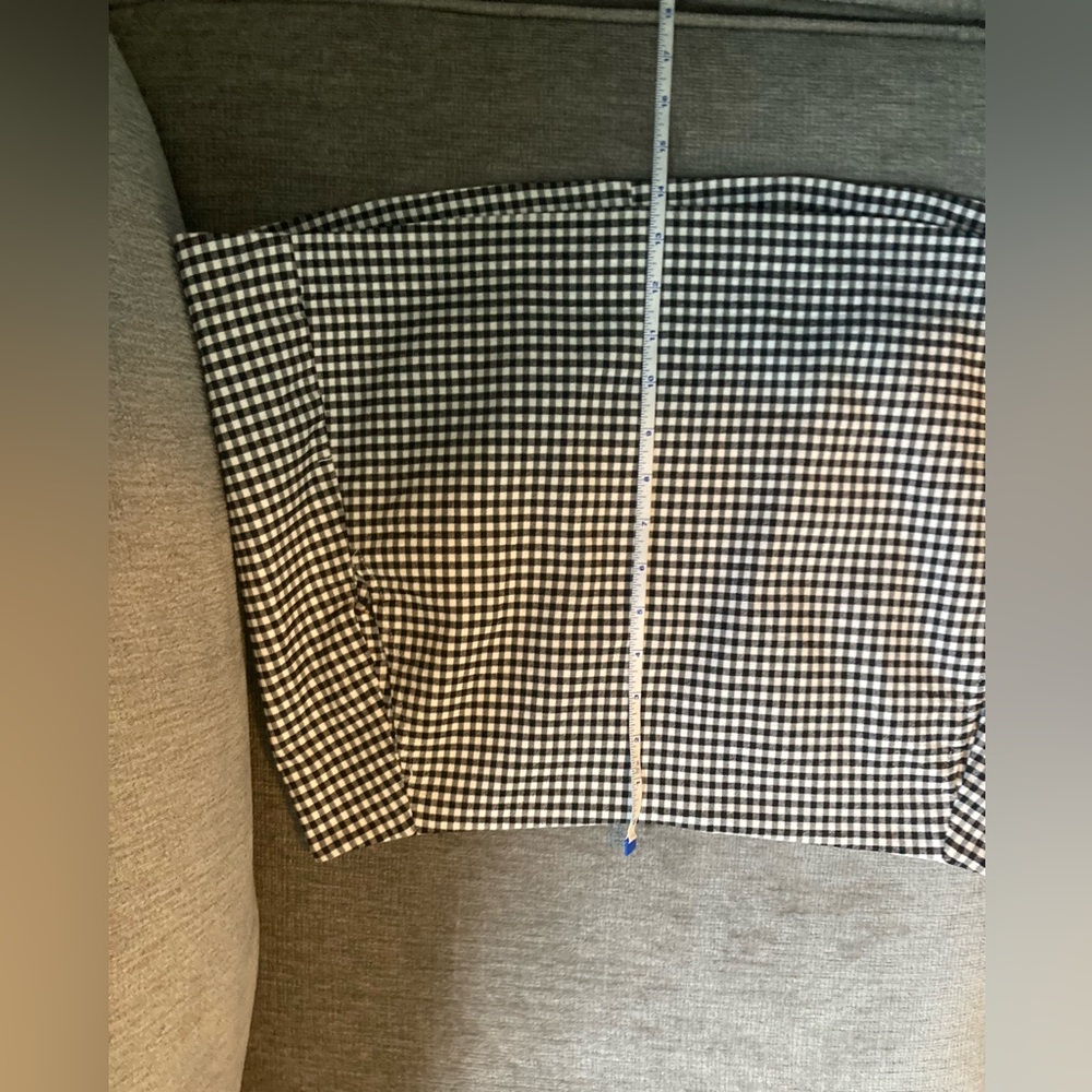 URBAN OUTFITTERS 🔘 Classic Black and White Checkered mini skirt 🔘 large - Picture 8 of 9
